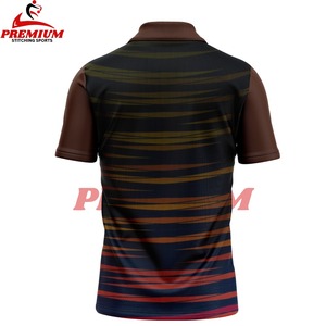 เสื้อโปโลผู้ชายแบบซับลิเมชั่น ดีไซน์ใหม่ล่าสุด ผ้าแคนวาสคุณภาพดี แห้งเร็ว กระชับพอดีตัว ลายเรียบ ทันสมัย สวมใส่สบาย - Product Image 5