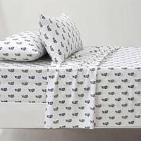 Parure de lit Lilly et 2 taies d'oreiller, ensemble classique 100% coton 150 fils/cm², qualité A, toutes saisons