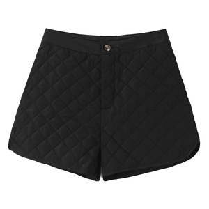 Women Sports Shorts High Waist Zipper Fly Closure Lightweight Breathable Eco-Friendly Fabric Gym Training <b>Lounge</b> Wear Hot Shorts - Product Image 1