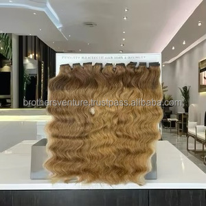 Blonde pour Ombre Full Frontal Weave Perruque Brésilienne Crépus Style Vierge Cheveux Grade E Indien Cheveux Humains Volle Spitze Perucke - Product Image 5