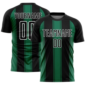 Venta al por Mayor Directa de Fábrica OMMIZ INDUSTRY, Uniforme de Fútbol Personalizado Sublimado en Verde Hierba Dorado - Product Image 2