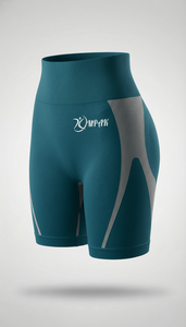 กางเกงขาสั้นออกกำลังกายเอวสูง ยกกระชับสะโพก ระบายอากาศได้ดี ไร้ตะเข็บ เหมาะสำหรับฟิตเนส ยิม แอธเลติก สตรีทแวร์ สำหรับผู้หญิง ช่วยกระชับสัดส่วน - Product Image 2