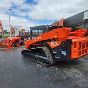 รถตักล้อยาง KUBOTA SVL97-2 พร้อมหัวตัดไม้สำหรับงานป่าไม้ รถตักขนาดกะทัดรัดประสิทธิภาพสูง ระบบไฮดรอลิกสำหรับงานหนัก - Product Image 2