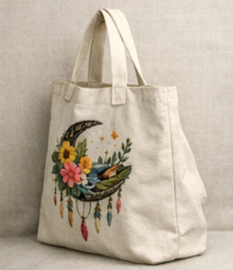 Custom Printed Personalized Logo Geometric Pattern Eco-friendly Canvas Tote <b>Bag</b> with Zipper Closure canvas <b>bag</b> for Women - Product Image 5