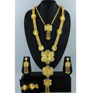Necklace With Earrings <b>Jewellery</b> <b>Set</b> Goldplated Pure Brass High Quality Uae Dubai Necklace Design Necklace <b>Jewellery</b> <b>Set</b> - Product Image 5