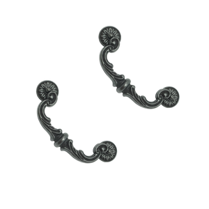 AG Elements AG H134 Black Cast Iron <b>Drawer</b> Pull Handle 2.5 Inch Durable Powder Coated Smooth Finish <b>Decorative</b> Cabinet Furniture - Product Image 1