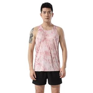 Camisetas Deportivas Personalizadas de Spandex/Poliéster para Hombre, Tallas Grandes, para Gimnasio, Entrenamiento Muscular, Transpirables, sin Mangas, para Correr - Product Image 5