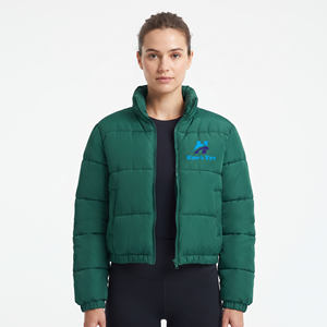 Cheap Rates Best Sale Winter Short Body Women's <b>Jackets</b> 2026 Customized Style Long Sleeve <b>Cropped</b> Women Puffer <b>Jacket</b> OEM - Product Image 1