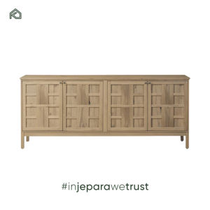 Aparador de Madera de Teca Sólida, Moderno y Sencillo, de Alta Gama, Mueble de Cocina y TV de Lujo, Hecho en Indonesia - Product Image 3