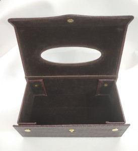 Boîtes de rangement en cuir pour mouchoirs, serviettes et papier toilette, pour coiffeuse, accessoires de voiture, hôtels et réceptions, vente en gros - Product Image 5