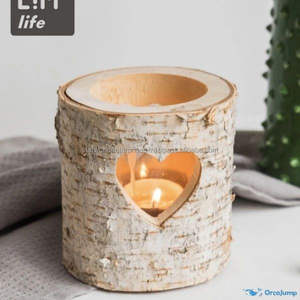 Bougie artisanale en résine robuste et attrayante Bougie en bois pour parfum d'ambiance Base époxy pour tenir des bougies - Product Image 6