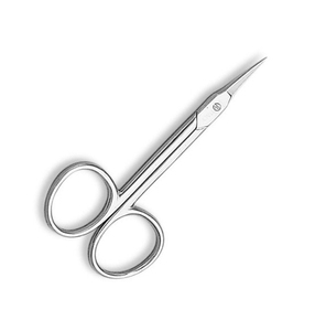 Ciseaux à cuticules pour manucure, conçus pour un soin des ongles soigné, avec des bords tranchants pour une coupe nette et une manipulation fluide. - Product Image 1