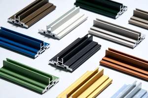 Perfil de Canal Cuadrado Tipo C&J con Espaciador Integrado de Aluminio, Manija Gola Serie 6000 6063, Decoraciones para Gabinetes de Cocina, Corte Personalizado - Product Image 3