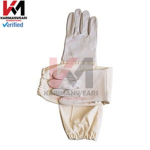 Gants d'apiculture professionnels robustes, gants de protection en cuir extra longs pour l'inspection des ruches et la récolte du miel - Product Image 5