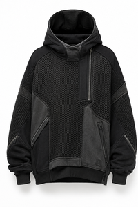 Bikers 3D MIX MEDIA Custom Luxury Premium Style Mesh Fleece Unisex Motorcycle Hoodie CE Approved Removable <b>Protectors</b> Quick Dry - Product Image 5
