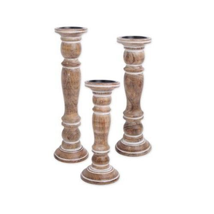 Portavelas de Madera de Excelente Calidad, Ecológico, Pulido, con Tallado de Sombra, para Decoración del Hogar, Bodas, Ramadán - Product Image 5