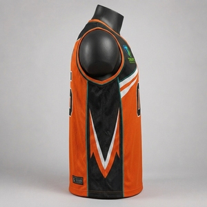 Camiseta de Baloncesto de Alta Calidad, Ropa Deportiva, Tejido de Secado Rápido, Paneles de Malla Transpirable, Construcción Ligera - Product Image 3