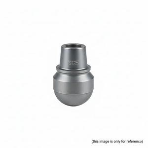 Rotule de remorquage en acier moulé usinée avec précision, adaptateur sphérique, composant industriel pour engins de machinerie - Product Image 1