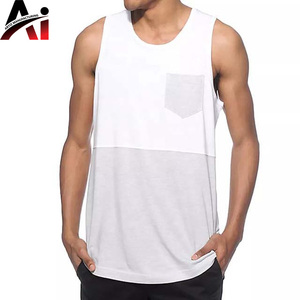 Camiseta sin mangas para hombre al por mayor, ligera, de verano, para gimnasio, con logo personalizado, de algodón, transpirable, estilo deportivo - Product Image 1