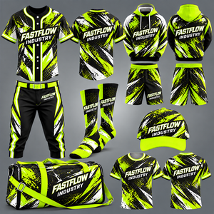 Uniforme de Béisbol para Hombre, Último Diseño, Precio Bajo, Venta Caliente, Transpirable y Ligero, Precio al por Mayor - Product Image 3