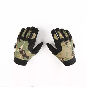 Wholesale 2025 High Quality Durable Leather Full-Finger Tactical <b>Gloves</b> Microfiber <b>Gloves</b> <b>Touchscreen</b> for Sports/Cycling - Product Image 4