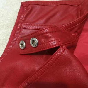 Veste en cuir de protection pour moto, respirante, en cuir de mouton et de vache, noire, pour femmes, prix d'usine, vente chaude, personnalisable - Product Image 4