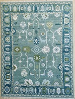 Tapis décoratif persan en laine noué à la main, abstrait 3D, écologique, adapté aux animaux domestiques, antidérapant, rembourré, lavable, à poils moyens et doux