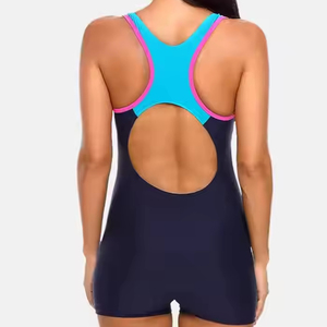 Maillot de bain une pièce de course au design unique, personnalisable, sexy, pour l'entraînement féminin - Product Image 2