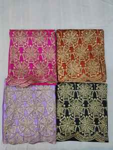 Nouvel Arrivage Tissu Satin Gorgura Somalien de Qualité Supérieure Luxueux pour Robe, Motif Floral, Grammage Lourd, Multicolore - Product Image 2