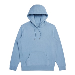 เสื้อฮู้ดผู้ชายคุณภาพพรีเมียม ผ้าฝ้ายฟลีซ สีสันตามสั่ง ทรงปกติ สวมใส่สบาย สีพื้น เหมาะสำหรับฤดูใบไม้ร่วง - Product Image 1