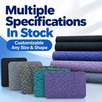 Tapis de sol en caoutchouc anti-vibration moderne, coloré, recyclé, insonorisant, sous-couche pour la protection des sols en bois dur et stratifiés