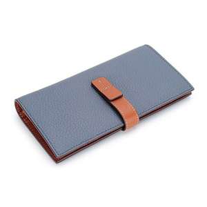 Cartera de Cuero Genuino para Mujer, Larga, Casual, con Cierre, Múltiples Ranuras para Tarjetas - Product Image 3