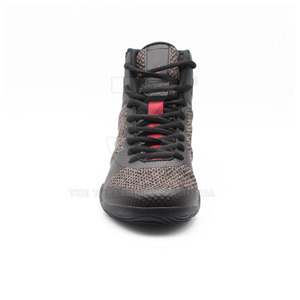 Zapatos de Boxeo Deportivos Premium, Parte Superior de Cuero, Cierre de Velcro, Diseño Ligero, Soporte de Caña Alta, Parte Superior Transpirable, Suela Flexible - Product Image 4