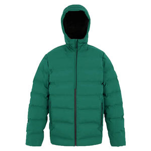 Veste d'hiver pour homme OEM, chaude, réversible, à capuche, imperméable, coupe-vent, isolée, matelassée, en softshell avec doublure en sherpa - Product Image 5