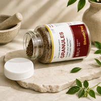 Granulés laxatifs ayurvédiques à base de plantes Dhouti Yog, formule botanique naturelle avec extraits végétaux, inspirés de l'ayurvedisme traditionnel
