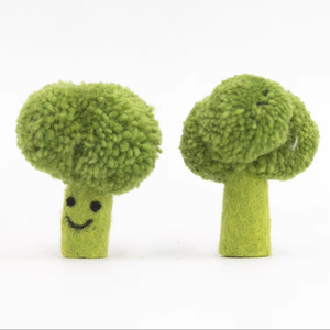 Juguete de Comida de Brócoli de Fieltro de Lana Hecho a Mano de 8 cm, Juguete Educativo de Imitación, Decoración, Comercio Justo, Venta al por Mayor, para Niños - Product Image 1
