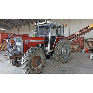 รถแทรกเตอร์ฟาร์มที่เชื่อถือได้สำหรับปศุสัตว์ Massey Ferguson 398 สำหรับการปลูกพืชผลและการเกษตรแบบผสมผสาน - Product Image 1