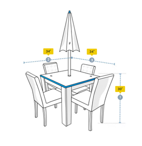 Custom Square Rectangle <b>Table</b> Chair Set <b>C</b> Dining Set Covers Outdoor <b>Table</b> Covers Waterproof UV Resistant from Vietnam Zipper - Product Image 1
