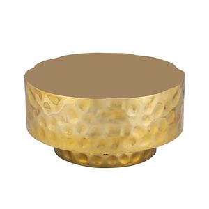 Tavolino da Caffè CT 90 25 30 in Stile Moderno Realizzato con Metallo Dorato - Product Image 6