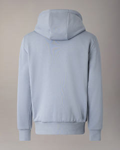 Luxury Streetwear Zip Up Grey Fur Hoodie Custom Logo Puff Print Embroidery Hoodie Heavyweight Cotton Fleece Zip Hoodie - Product Image 4