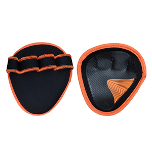 Grip Men Fitness Sports Body Building Gym Hand Palm Protector Grip Pads Natural Rubber PVC Weightlifting Workout Adjustable - Product Image 4