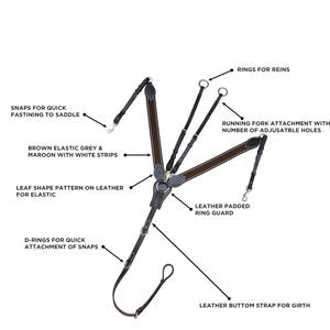 Pechera de polo para caballo de alta comodidad y peso ligero, diseñada para mayor comodidad, estabilidad segura del sillín, entrenamiento y uso diario. - Product Image 5