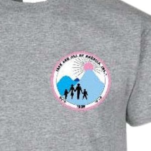 T-shirt à manches courtes et col rond gris chiné pour tout-petit avec petit motif graphique, idéal pour la maternelle et le quotidien, vêtement confortable - Product Image 3