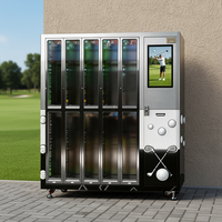 Máquina Expendedora de Almacenamiento de Palos de Golf Inteligentes WEIMI, con SDK, Pago con Tarjeta de Crédito y Monedas, Construcción de Acero Inoxidable para Alquileres 24/7