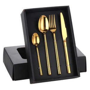 <b>Slim</b> Cutlery Stainless Steel Knife Fork Spoon Home Dinnerware Tableware Steel Cutlery Set for Home Kitchen - Product Image 3