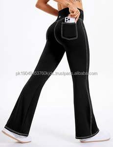 Vente en gros de leggings de sport personnalisés de haute qualité pour femmes vêtements de sport actifs avec fonction de torsion à la mode et logo à la taille - Product Image 6