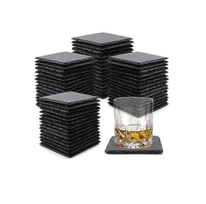 Sous-verre rond en marbre brun massif, très vendu, pour le thé, le café, les boissons, la décoration, pour la maison - Product Image 5