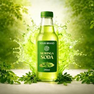 Bebida Carbonatada de Moringa Premium Lista para Servir, Bebida Espumosa con Sabor Único, Bebida Refrescante, Marca Privada, Pedido al por Mayor - Product Image 1