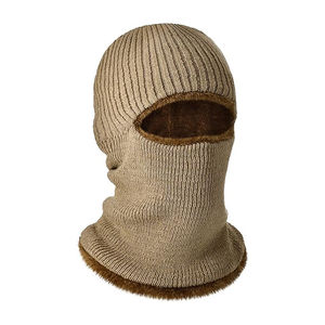 Masque de ski en coton 100% premium style Y2K, bonnet en polaire tricoté avec logo, cache-visage et cagoule pour unisexe, utilisation sportive et en plein air - Product Image 1