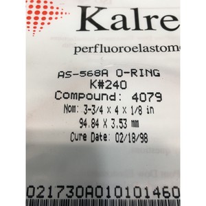 KALREZ AS-568A O-RING K #   240, COMPOUND: 4079 - Équipements et pièces semi-conductrices d'occasion fiables à l'échelle mondiale chez - Product Image 3